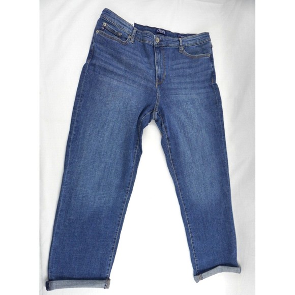 Chaps Jeans Nwt Chaps Womens High Rise Medium Wash Slim Boyfriend